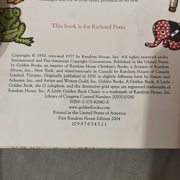 A Little Golden Book Classic- Doctor Dan The Bandage Man 2004 - Picture 3 of 4